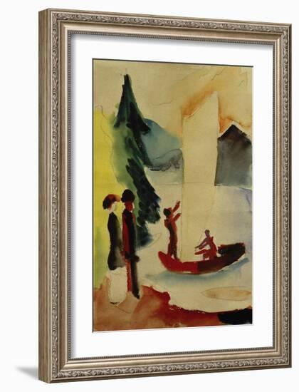 Yellow Sail-Auguste Macke-Framed Giclee Print