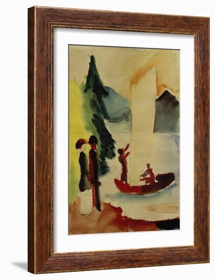 Yellow Sail-Auguste Macke-Framed Giclee Print