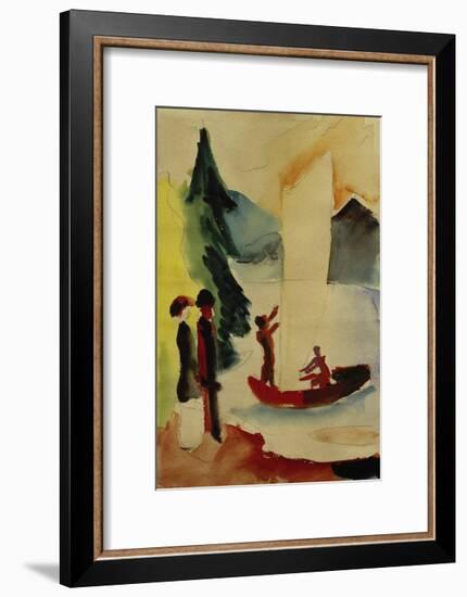 Yellow Sail-Auguste Macke-Framed Giclee Print