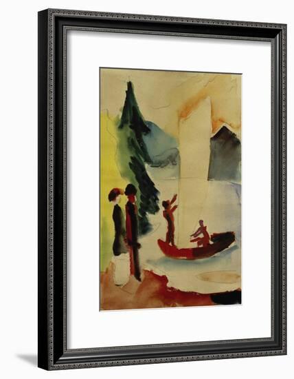 Yellow Sail-Auguste Macke-Framed Giclee Print