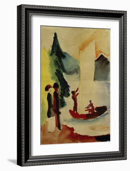 Yellow Sail-Auguste Macke-Framed Giclee Print