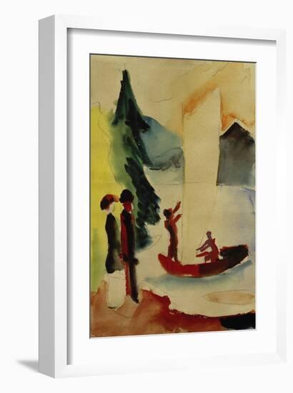 Yellow Sail-Auguste Macke-Framed Giclee Print