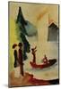 Yellow Sail-Auguste Macke-Mounted Giclee Print