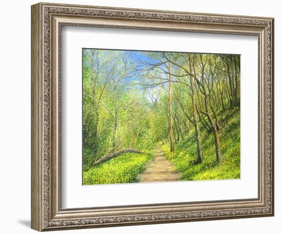 Yellow Scent-kirilstanchev-Framed Art Print