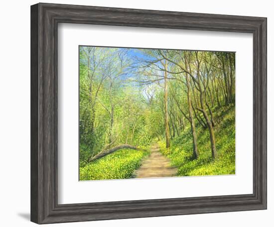 Yellow Scent-kirilstanchev-Framed Art Print