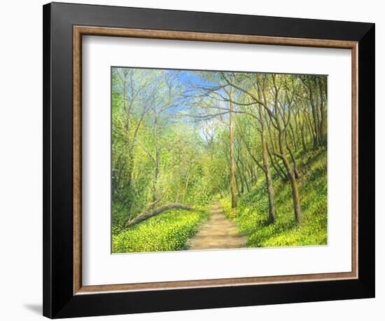 Yellow Scent-kirilstanchev-Framed Art Print