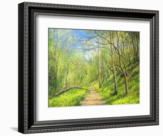 Yellow Scent-kirilstanchev-Framed Art Print