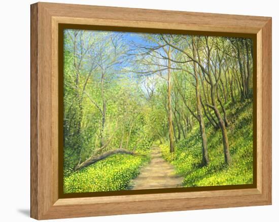 Yellow Scent-kirilstanchev-Framed Stretched Canvas