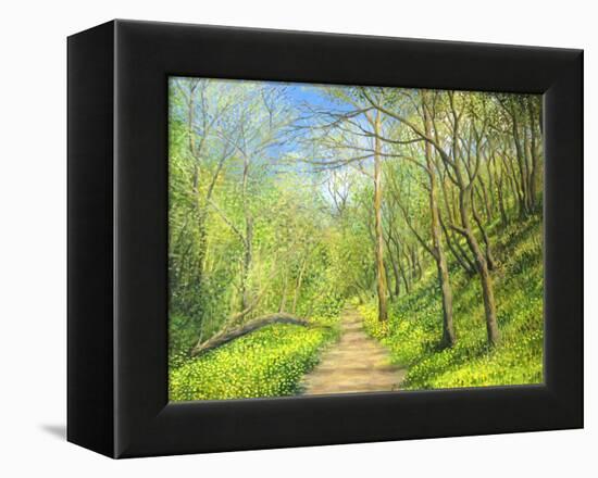 Yellow Scent-kirilstanchev-Framed Stretched Canvas