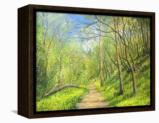 Yellow Scent-kirilstanchev-Framed Stretched Canvas