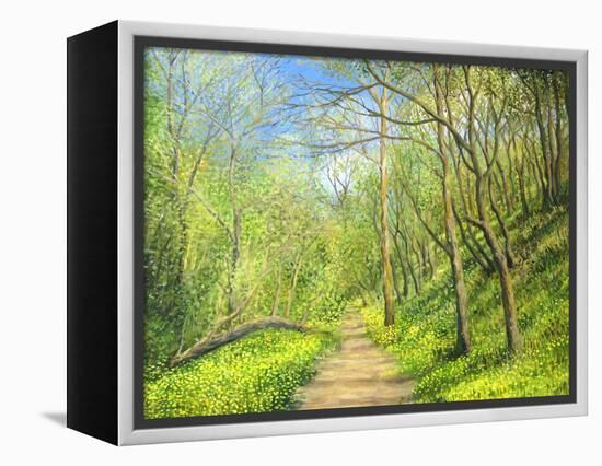 Yellow Scent-kirilstanchev-Framed Stretched Canvas
