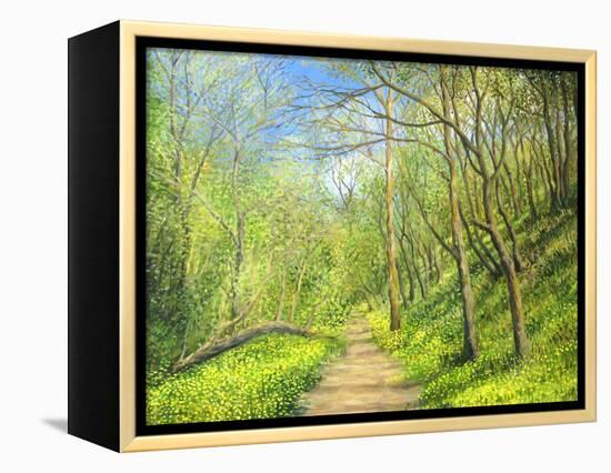 Yellow Scent-kirilstanchev-Framed Stretched Canvas