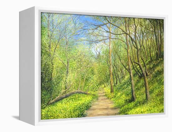 Yellow Scent-kirilstanchev-Framed Stretched Canvas