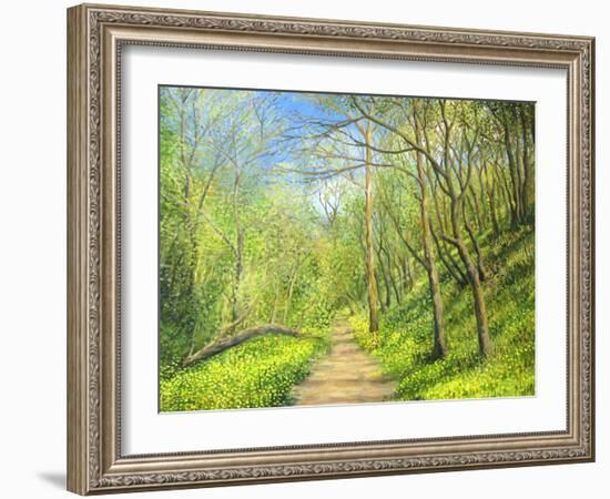 Yellow Scent-kirilstanchev-Framed Art Print