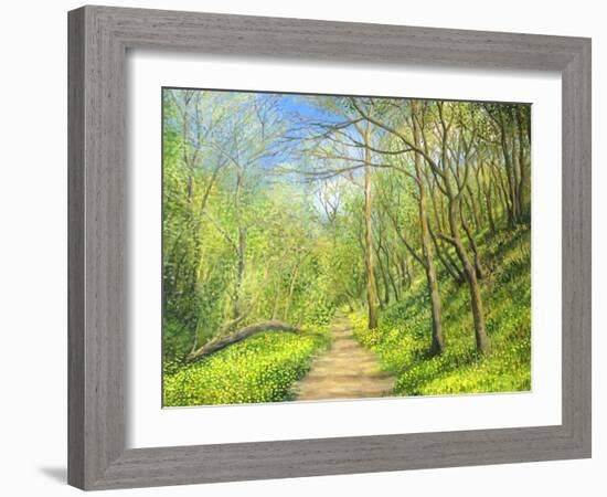 Yellow Scent-kirilstanchev-Framed Art Print