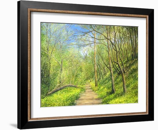 Yellow Scent-kirilstanchev-Framed Art Print