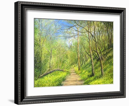 Yellow Scent-kirilstanchev-Framed Art Print