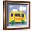 Yellow School Bus-Erin Clark-Framed Giclee Print