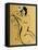 Yellow Seated Nude with White Flower and Bird-Susan Adams-Framed Premier Image Canvas