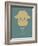 Yellow Sheep Multilingual Poster-NaxArt-Framed Art Print