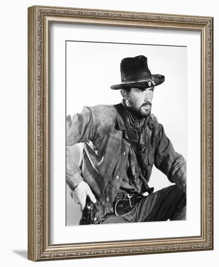 Yellow Sky, Gregory Peck, 1948-null-Framed Photo