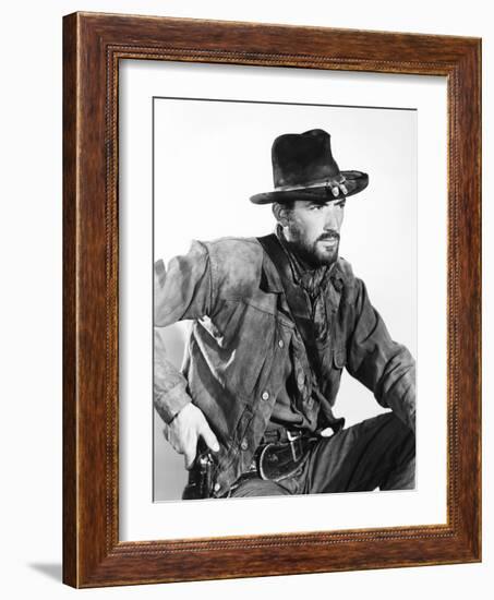 Yellow Sky, Gregory Peck, 1948-null-Framed Photo