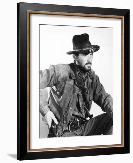 Yellow Sky, Gregory Peck, 1948-null-Framed Photo