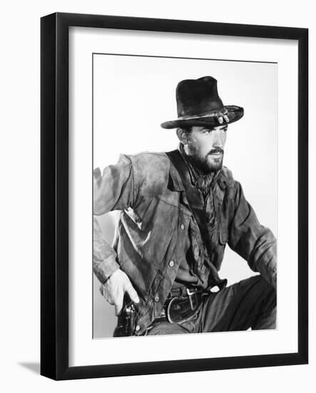 Yellow Sky, Gregory Peck, 1948-null-Framed Photo