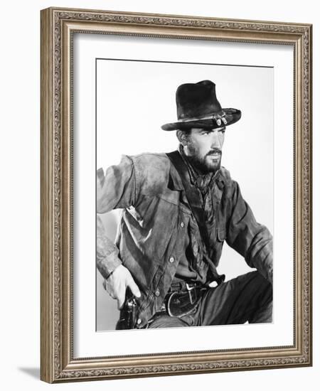 Yellow Sky, Gregory Peck, 1948-null-Framed Premium Photographic Print