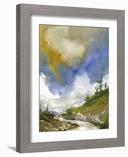 Yellow Sky-null-Framed Giclee Print