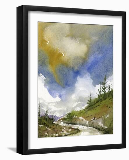 Yellow Sky-null-Framed Giclee Print