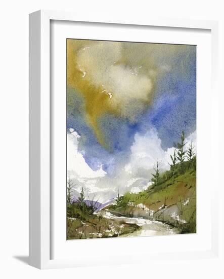 Yellow Sky-null-Framed Giclee Print