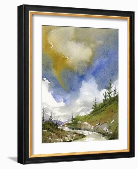 Yellow Sky-null-Framed Giclee Print