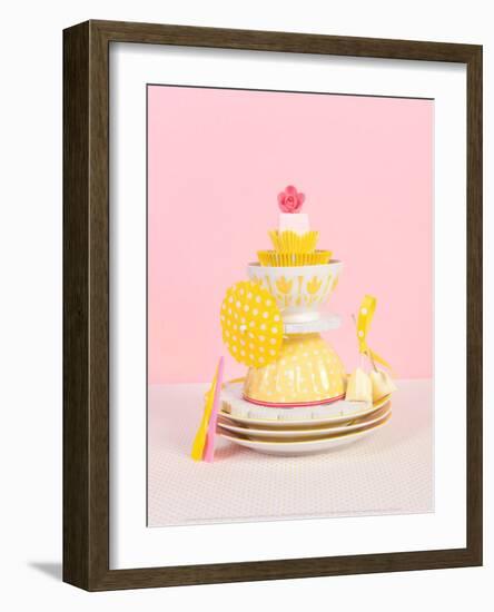 Yellow Spots-Redard & Voevodsky-Framed Art Print