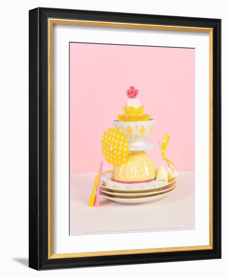 Yellow Spots-Redard & Voevodsky-Framed Art Print