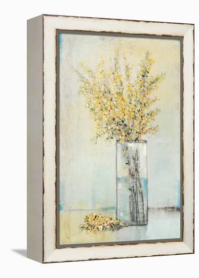 Yellow Spray in Vase I-Tim OToole-Framed Stretched Canvas