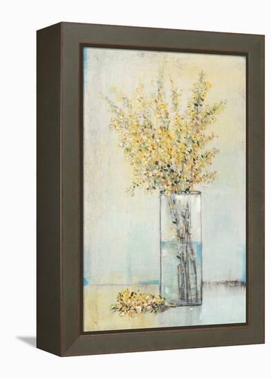 Yellow Spray in Vase I-Tim OToole-Framed Stretched Canvas