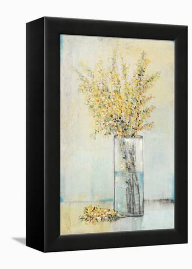 Yellow Spray in Vase I-Tim OToole-Framed Stretched Canvas