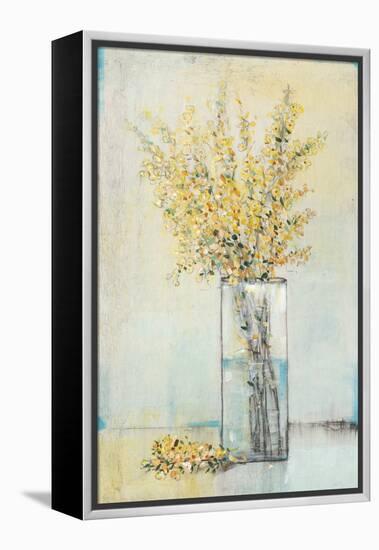 Yellow Spray in Vase I-Tim OToole-Framed Stretched Canvas