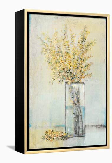 Yellow Spray in Vase I-Tim OToole-Framed Stretched Canvas