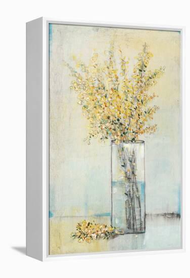 Yellow Spray in Vase I-Tim OToole-Framed Stretched Canvas