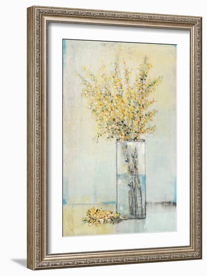 Yellow Spray in Vase I-Tim OToole-Framed Premium Giclee Print