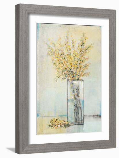 Yellow Spray in Vase I-Tim OToole-Framed Premium Giclee Print