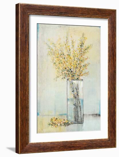 Yellow Spray in Vase I-Tim OToole-Framed Premium Giclee Print