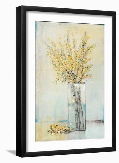 Yellow Spray in Vase I-Tim OToole-Framed Premium Giclee Print