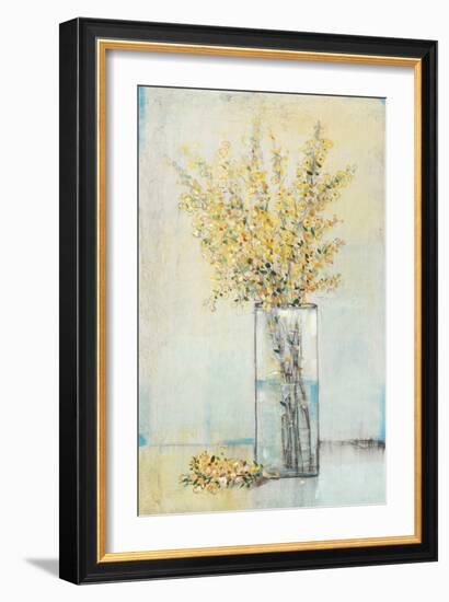 Yellow Spray in Vase I-Tim OToole-Framed Premium Giclee Print