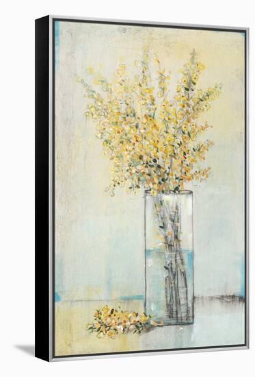 Yellow Spray in Vase I-Tim OToole-Framed Stretched Canvas