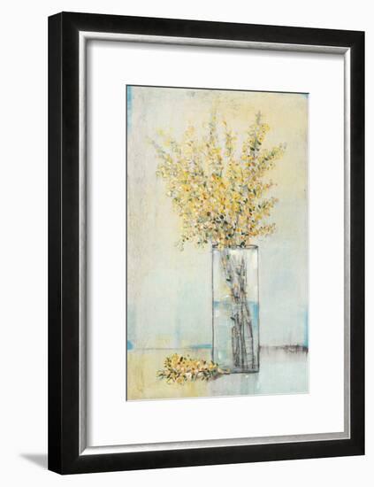 Yellow Spray in Vase I-Tim OToole-Framed Art Print