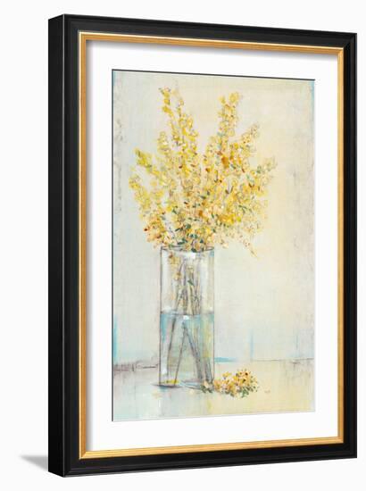 Yellow Spray in Vase II-Tim OToole-Framed Premium Giclee Print