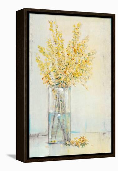 Yellow Spray in Vase II-Tim OToole-Framed Stretched Canvas